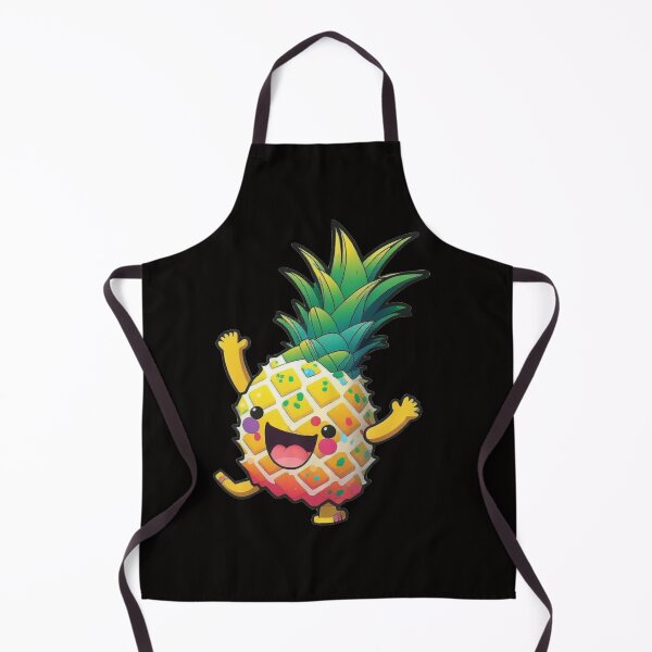 Item preview, Cute Happy Kawaii Dancing Pineapple designed and sold by RosaleesPaperie.