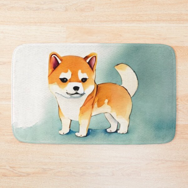 Item preview, Cute Shiba Inu Puppy Art 3 designed and sold by cutiepeaupies.