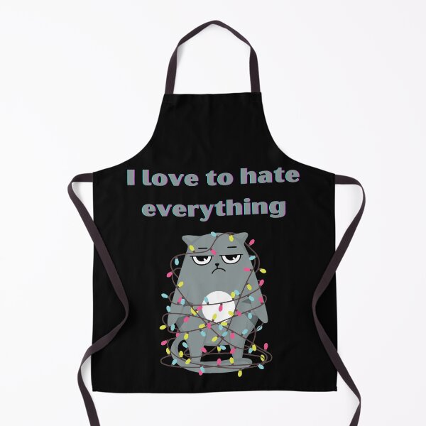 Item preview, Love to hate everything funny cat gifts designed and sold by VectorPower.