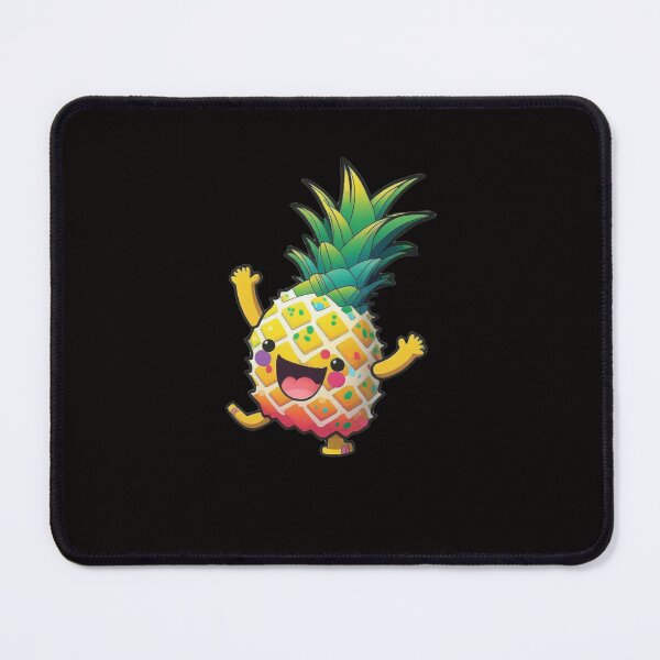 Item preview, Cute Happy Kawaii Dancing Pineapple designed and sold by RosaleesPaperie.