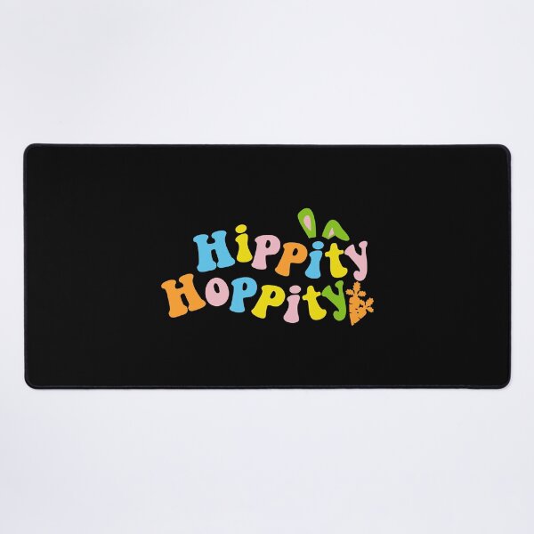 Item preview, Hippity Hoppity| Happy easter saying in groove retro style designed and sold by Createya.