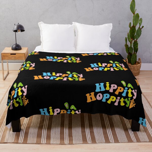 Item preview, Hippity Hoppity| Happy easter saying in groove retro style designed and sold by Createya.