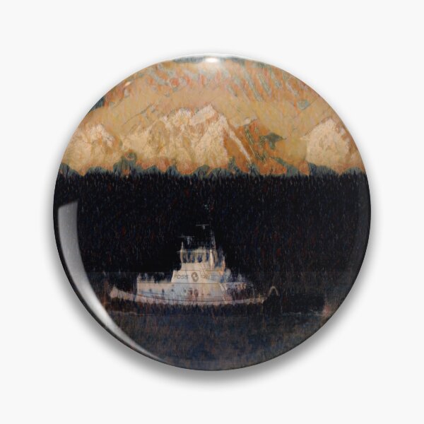 Item preview, Foss Tugboat in the Puget Sound Skitch Orange MT designed and sold by Jason Mosley.