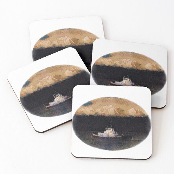 Item preview, Foss Tugboat in the Puget Sound Skitch Orange MT designed and sold by Jason Mosley.