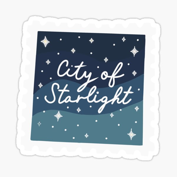 Vista previa del artículo con la obra «Sello de la Ciudad de la Luz de las Estrellas», diseñado y vendido por Blurrism.