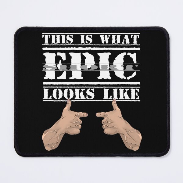 Item preview, This is what short & EPIC looks like- with hands pointing at self- dark  designed and sold by -short- & EPIC shop.