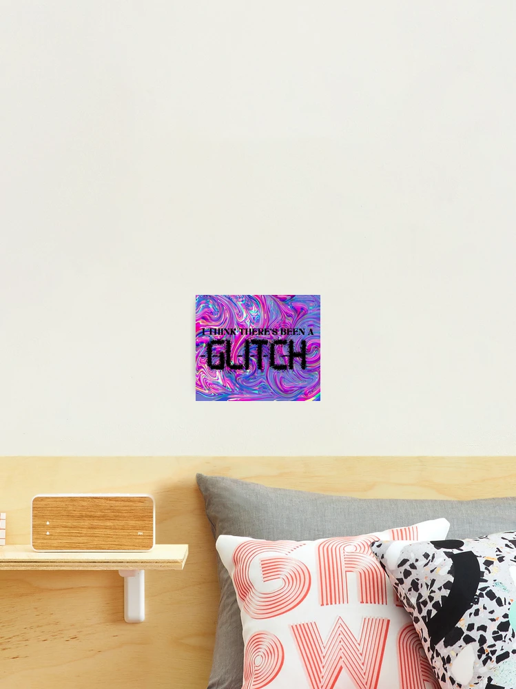 Glitch Lyric Art Midnights Taylor Swift Full Color Poster for