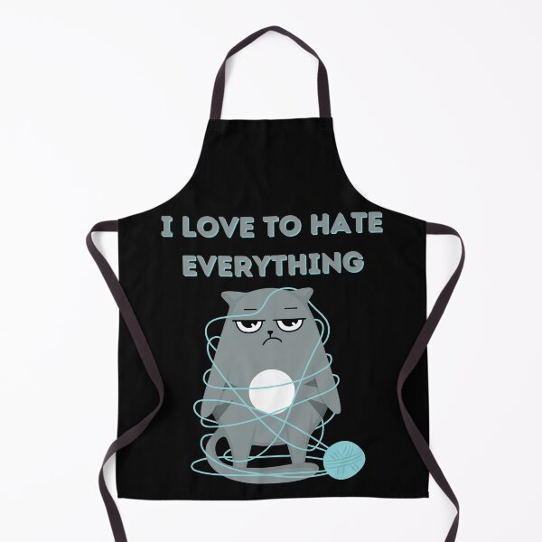 Item preview, Love to hate everything funny cat gifts 2 designed and sold by VectorPower.