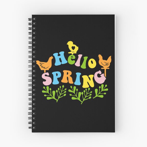Item preview, Hello Spring| Easter design with chicken and hen in groove retro style designed and sold by Createya.