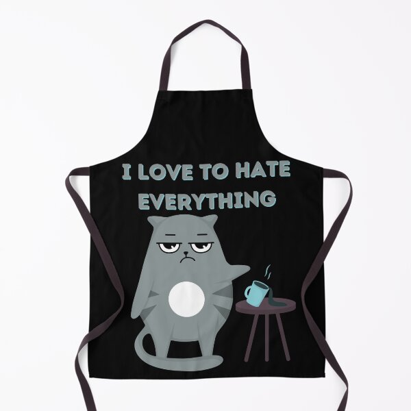 Item preview, Love to hate everything funny cat gifts 3 designed and sold by VectorPower.
