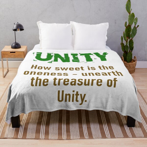 Item preview, How Sweet Is The Oneness - Unity Quote designed and sold by CrankyOldDude.