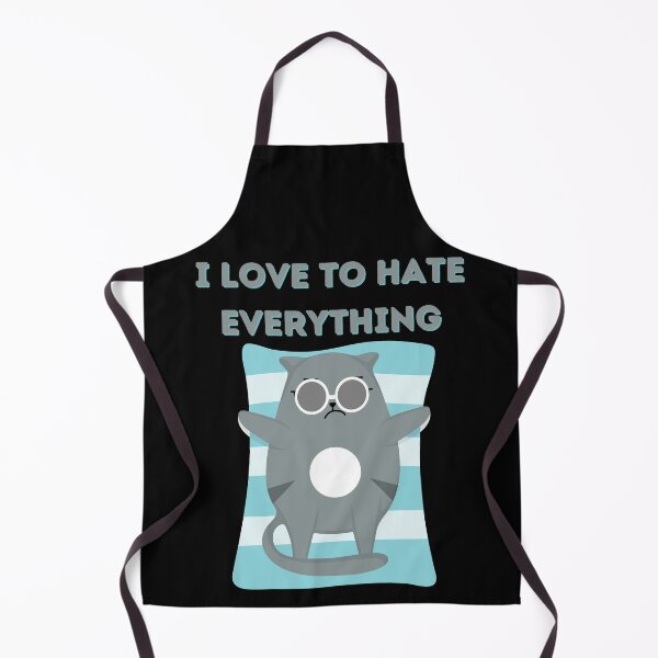 Item preview, Love to hate everything funny cat gifts 5 designed and sold by VectorPower.