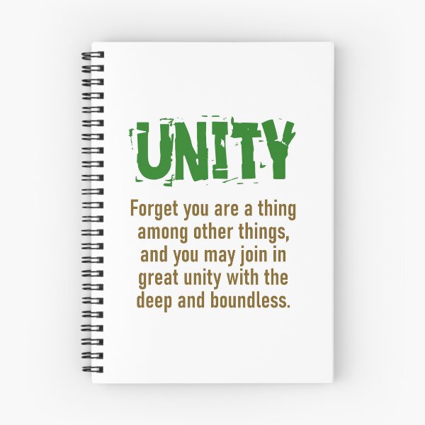 Item preview, Forget You Are A Thing Among Other Things - Unity Quote designed and sold by CrankyOldDude.