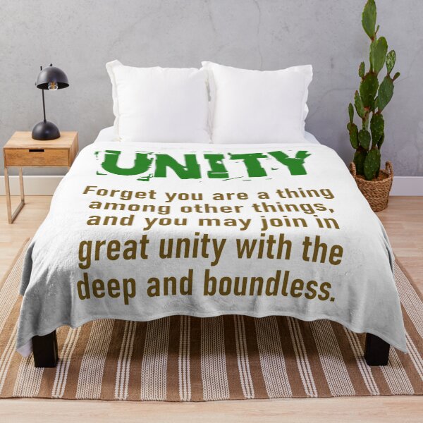 Item preview, Forget You Are A Thing Among Other Things - Unity Quote designed and sold by CrankyOldDude.