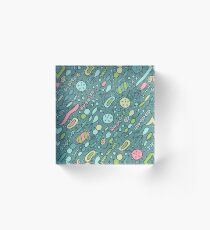 Microbes Acrylic Block