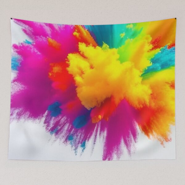 Item preview, Rainbow Paint Explosion designed and sold by SquishStitches.