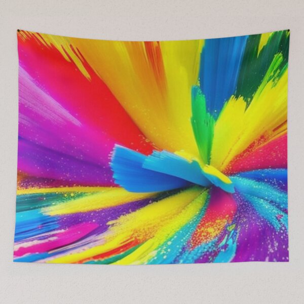 Item preview, Rainbow Paint Explosion designed and sold by SquishStitches.