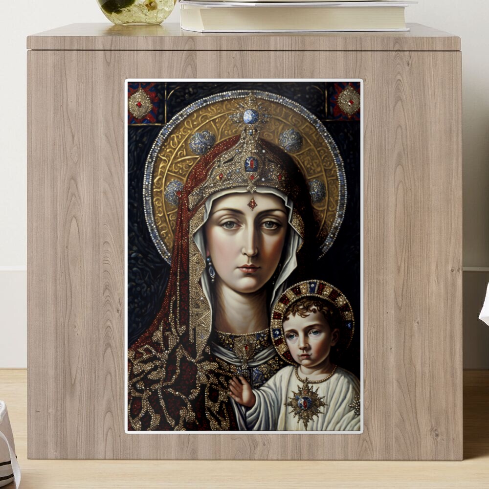 Virgin Mary Religious Portrait | Religious Diamond Painting | DIY Saint  Mary Portrait | Mother Of Jesus | 5D Full Square Drill Diamonds