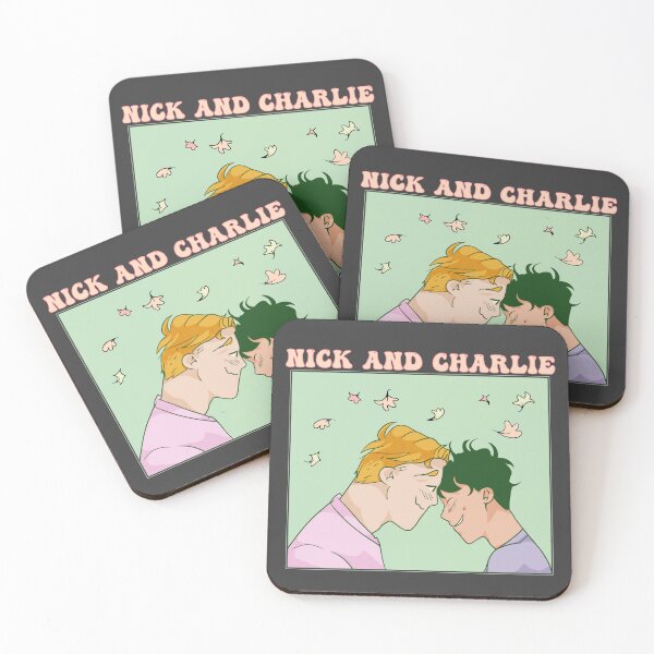 Item preview, Green Heartstopper Cute Nick y Charlie Diseño digital designed and sold by CrowKid667.
