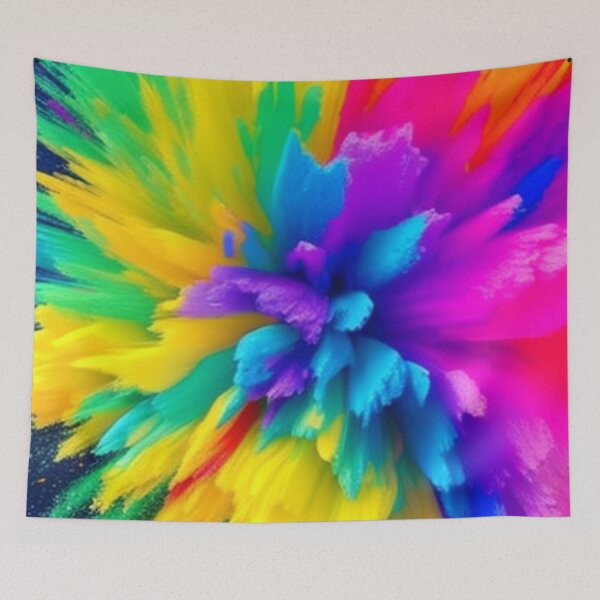 Artikelvorschau, Regenbogenfarben-Explosion entworfen und verkauft von SquishStitches.