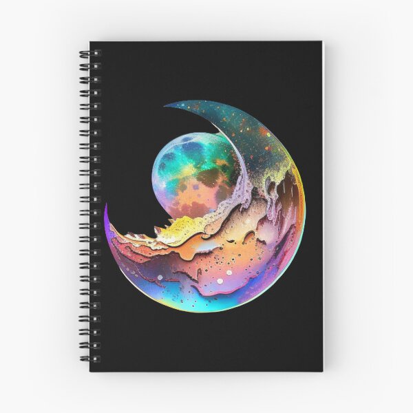 Item preview, Holographic Moon Sticker designed and sold by Benin Store ®.