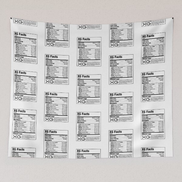 Item preview, XG Kpop Nutritional Facts   designed and sold by jedidiabunch1.