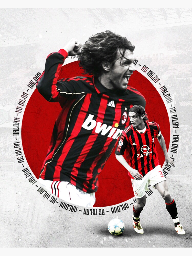 STICKER PANINI UEFA CHAMPIONS LEAGUE 2007/2008 PAOLO MALDINI MILAN # 15