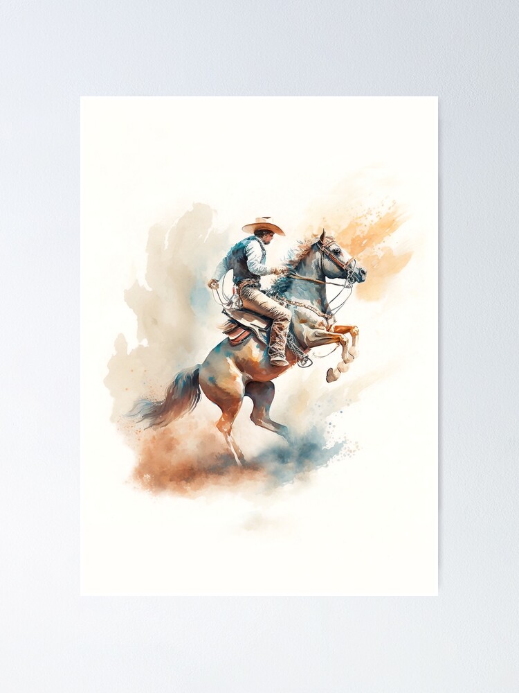 The Bucking Bronco” By NC Wyeth Essential T-Shirt for Sale by