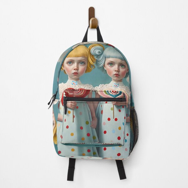 Item preview, Candy Girl, Valentine Candy Art, Lowbrow, Big Eye Girl, Double Trouble designed and sold by Art.Fusion.Studio.