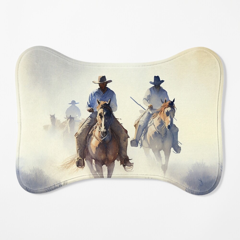Breezy Riding” Western Art by WHD Koerner Throw Pillow by Patricia