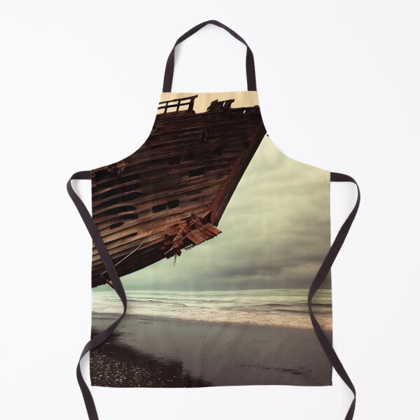 Item preview, Shipwreck On a Calm Beach designed and sold by VersoShopping.