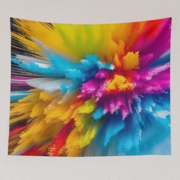 Item preview, Rainbow Paint Explosion designed and sold by SquishStitches.