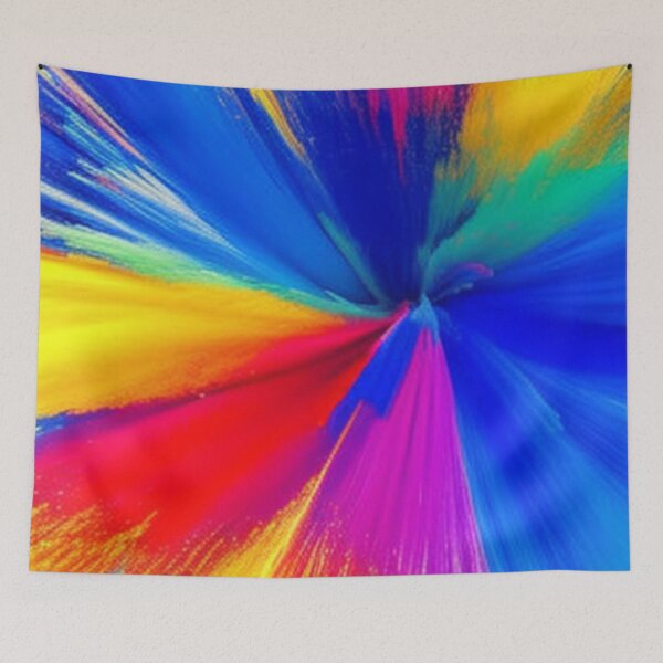 Item preview, Rainbow Paint Explosion designed and sold by SquishStitches.