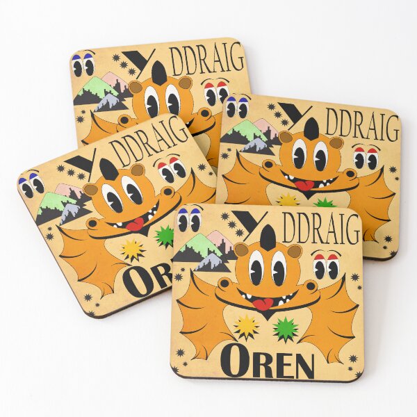 Item preview, "Y Ddraig Oren" designed and sold by Arlarlunydd.