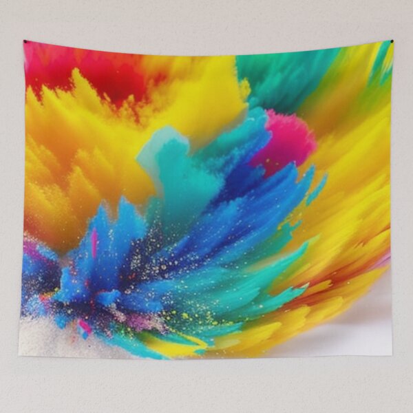 Item preview, Rainbow Paint Explosion designed and sold by SquishStitches.
