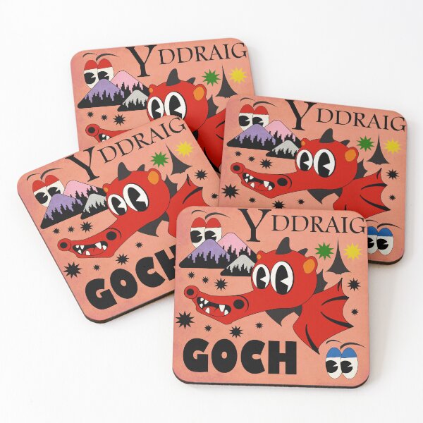 Item preview, "Y Ddraig Goch", #oren, #orange, #ddraig, #welsh, # designed and sold by Arlarlunydd.