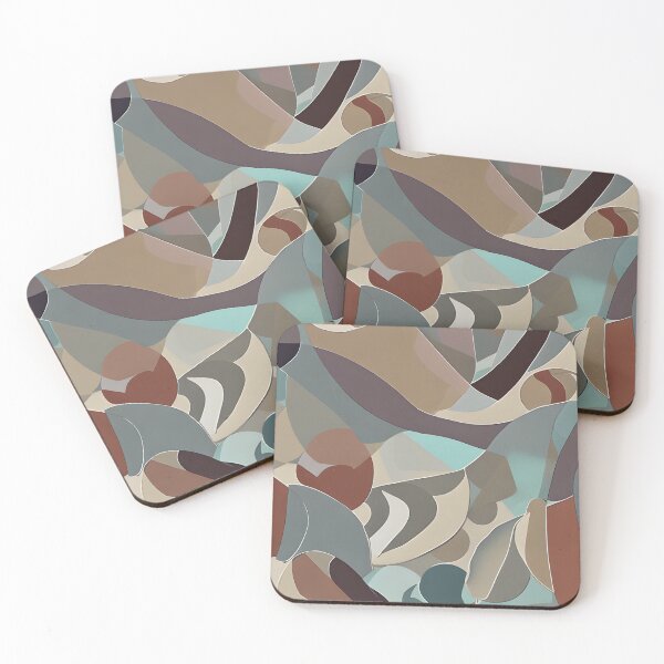 Item preview, Abstract Shapes Neutral Colors Abstract Art designed and sold by VersoShopping.