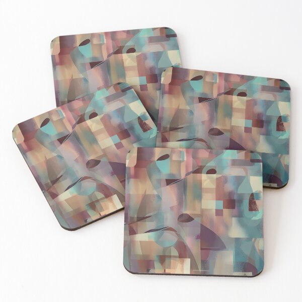 Item preview, Abstract Shapes Neutral Colors Abstract Art designed and sold by VersoShopping.