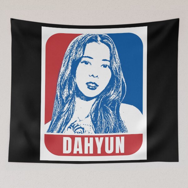 Item preview, tripleS Dahyun Sketch Silhouette Blue and Red designed and sold by AliffStudio.
