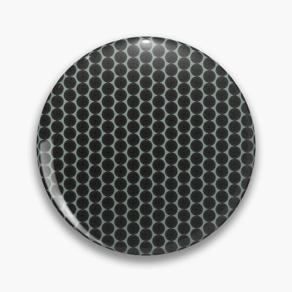 Item preview, Black and Muted Green Monochromatic Distorted Mandala Lace Dot Abstract Pattern designed and sold by kattakitty.
