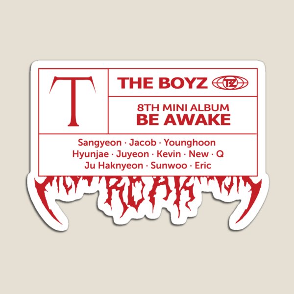 Item preview, The Boyz - Be Awake | Kpop Merch for Kpop fans | Gift for The B designed and sold by Wishful Thinking.