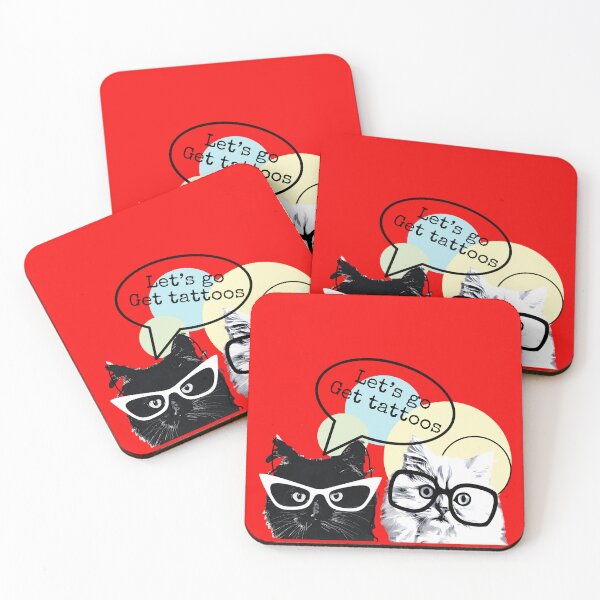 Item preview, Let’s Go Get Tattoos Kitty designed and sold by Popworks.