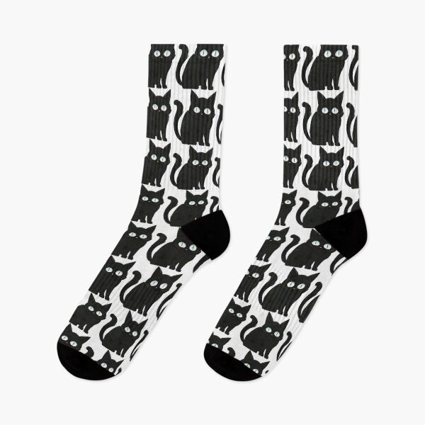 Item preview, black cat designed and sold by CustomPrintHub.
