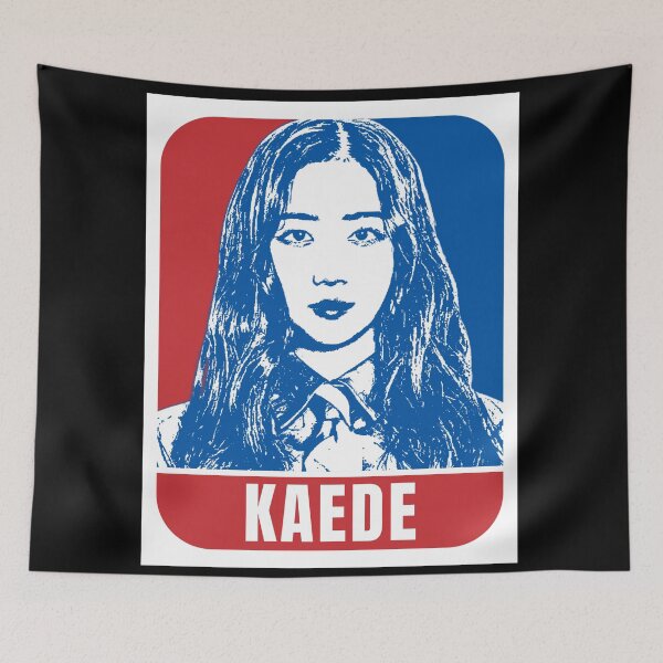 Item preview, tripleS Kaede Sketch Silhouette Blue and Red designed and sold by AliffStudio.