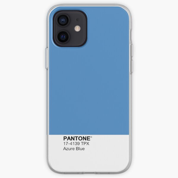 Pantone - Azure Blue iPhone Soft Case