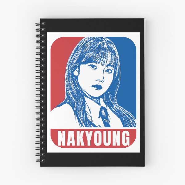 Item preview, tripleS Nakyoung Sketch Silhouette Blue and Red designed and sold by AliffStudio.
