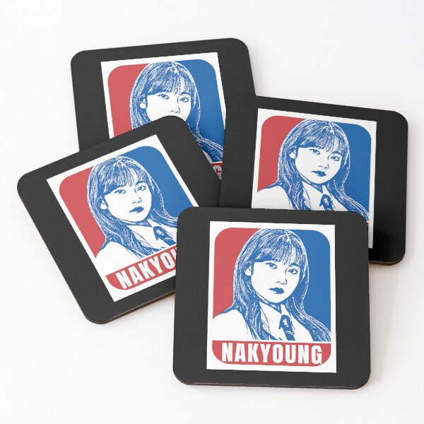 Item preview, tripleS Nakyoung Sketch Silhouette Blue and Red designed and sold by AliffStudio.