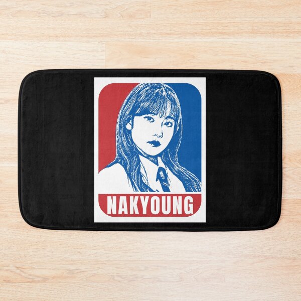Item preview, tripleS Nakyoung Sketch Silhouette Blue and Red designed and sold by AliffStudio.