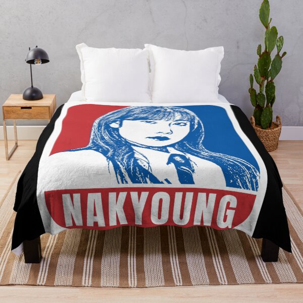Item preview, tripleS Nakyoung Sketch Silhouette Blue and Red designed and sold by AliffStudio.