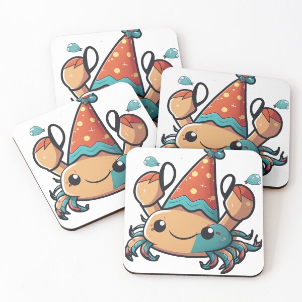 Item preview, Birthday Crabby Crab at Beach Summer Party designed and sold by dencha.